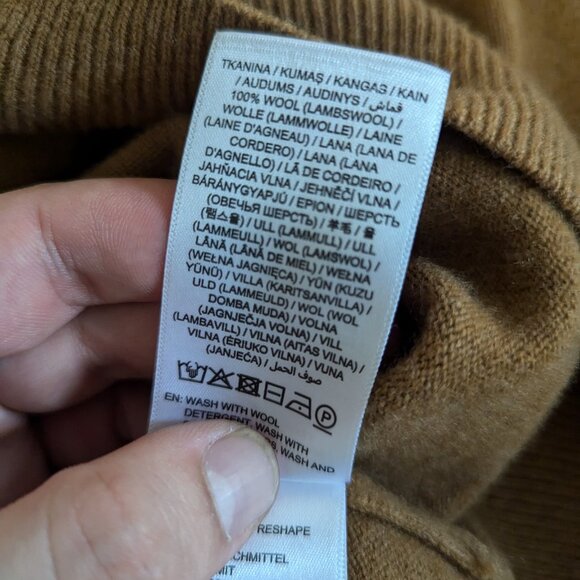 GANT - Lambswool crewneck sweater - Sz M - Picture 8 of 8